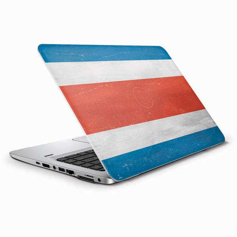 Costa Rican Flag Distressed HP Elitebook Skin